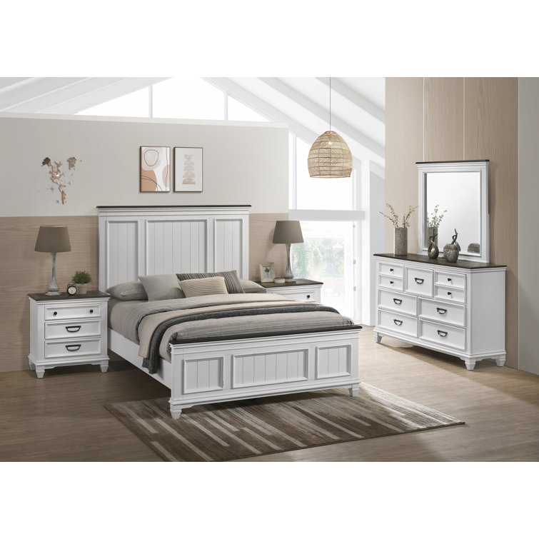 Laurel Foundry Modern Farmhouse Withyditch Wood Bedroom Set With